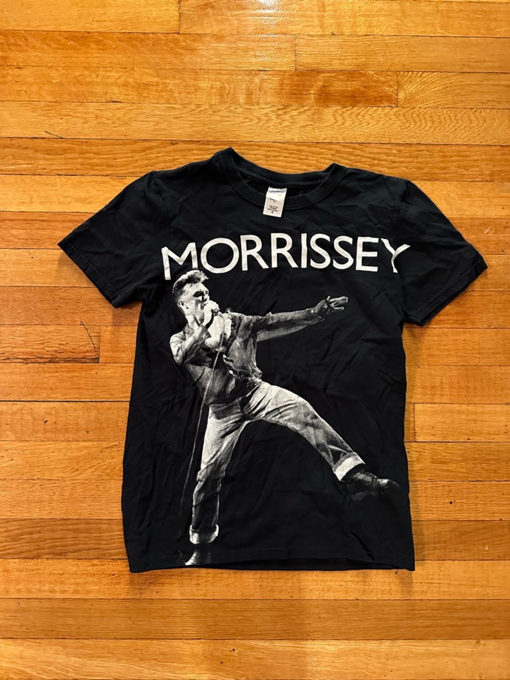 Morrissey Shirt Indie Rock Band Men's Tee Small